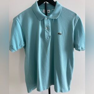Lacoste Men’s Aqua Blue Classic Polo Shirt